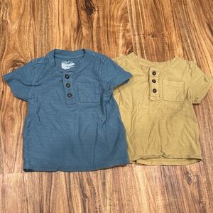 Cat & Jack 18 month Set of 2 Henley Shirts